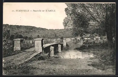 AK Stainville, Passerelle sur la Saulx