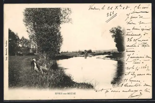 AK Sivry-sur-Meuse, Panorama