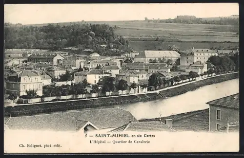 AK Saint-Mihiel, L`Hôpital, Quartier de la Cavalerie