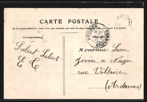 AK Saint-Mihiel, Pont sur la Meuse, Le Cercle, Faubourg de Verdun