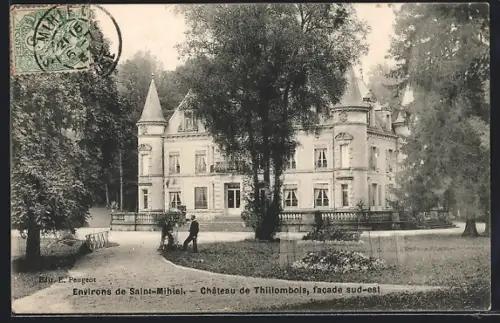 AK Saint-Mihiel, Château de Thilombois, facade sud-est