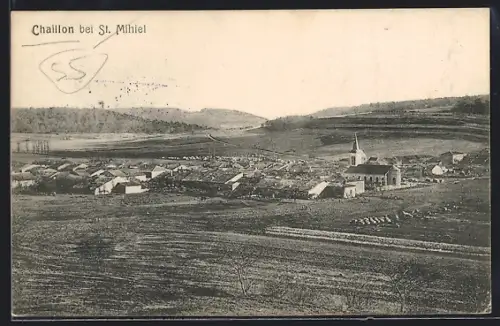 AK Chaillon bei St. Mihiel, Panorama
