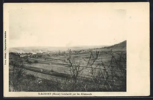 AK St. Agnant, Bombardé par les Allemands