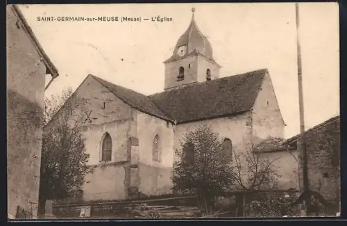 AK Saint-Germain-sur-Meuse, L`Église