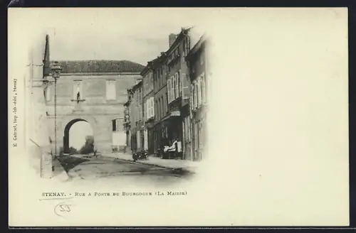 AK Stenay, Rue & Porte de Bourgogne