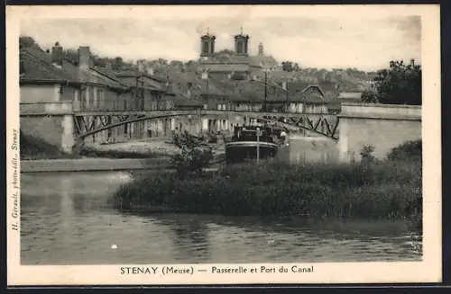 AK Stenay, Passerelle et Port du Canal
