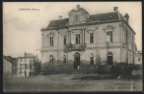 AK Sampigny, Gebäude im Ort