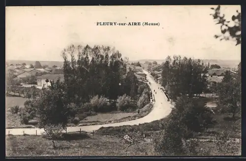 AK Fleury-sur-Aire, Panorama