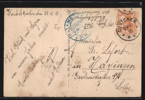 AK Fresnes, Von Osten nach dem Sturm