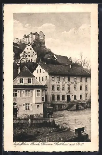 AK Egloffstein i. Fränk. Schweiz, Gasthaus zur Post