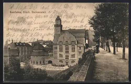 AK Iserlohn, Städt. Badeanstalt