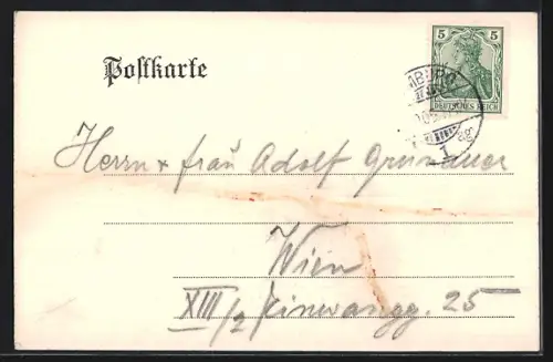 AK Hamburg-Neustadt, Erinnerung an Käse's grosse Fahrten