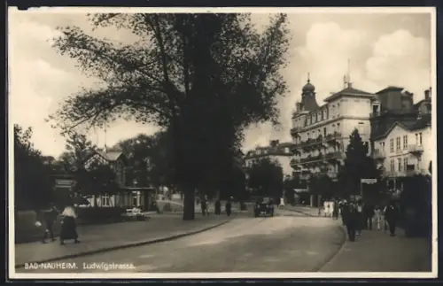 AK Bad Nauheim, Partie in der Ludwigstrasse