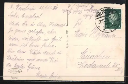 AK Bad Nauheim, Partie in der Ludwigstrasse