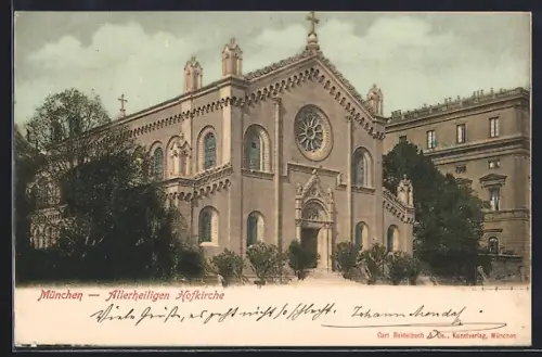 AK München, Allerheiligen Hofkirche