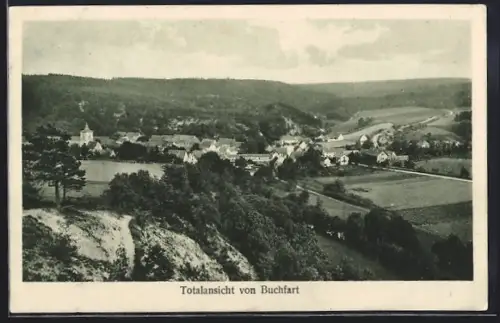 AK Buchfart, Totalansicht des Ortes