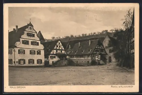AK Maulbronn, Partie im Klosterhof