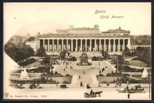 AK Berlin, Königl. Museum aus der Vogelschau