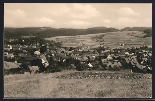 AK Trusetal /Th., Gesamtansicht mit Umgebung