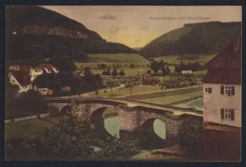 AK Hirsau, Klosterbrücke mit Kuranlagen