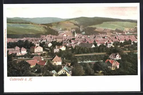 AK Osterode /Harz, Totalansicht aus der Vogelschau