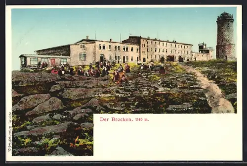 AK Brocken, Brockenhotel und Aussichtsturm