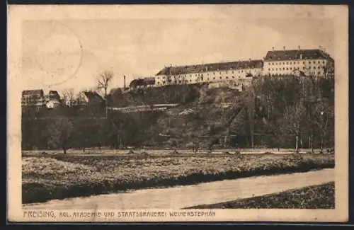 AK Freising, Königliche Akademie und Staatsbrauerei Weihenstephan