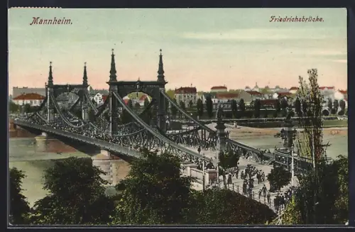 AK Mannheim, Friedrichsbrücke