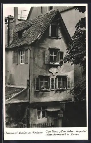AK Lindau im Bodensee, Das Gasthaus zum lieben Augustin