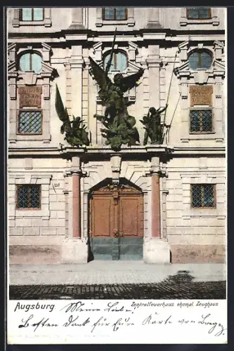 AK Augsburg, Zentralfeuerhaus ehemaliges Zeughaus