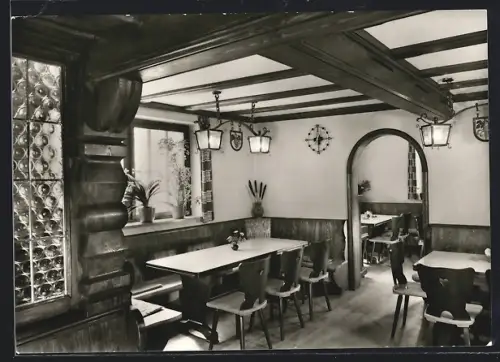 AK Bad Mergentheim-Neunkirchen, Gasthof zum Löwen, Inh. Fritz Rummler