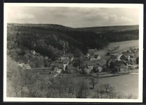 AK Buchfart /Weimar, Ortsansicht mit Umgebung