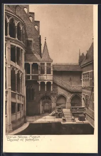 AK Nürnberg, Wasserhof mit Treppenturm