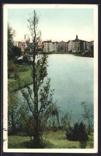 AK Berlin-Charlottenburg, Blick auf Lietzensee