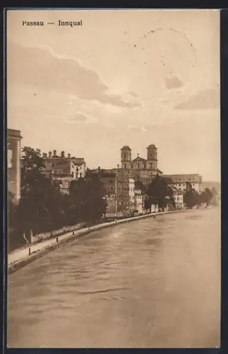 AK Passau, Uferpartie und Innquai