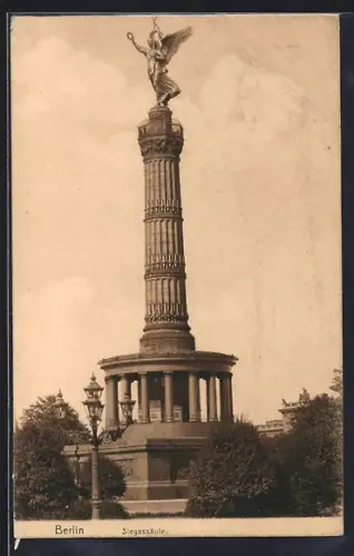 AK Berlin-Tiergarten, Siegessäule