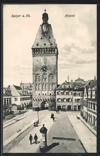 AK Speyer a. Rh., Altpörtel in der Innenstadt