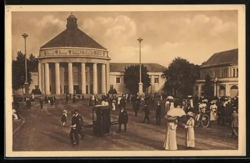 AK Dresden, Internationale Hygiene Ausstellung 1911, Halle: Der Mensch