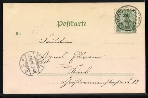 AK Leipzig, Reform. Kirche, Börse, Gewerbe Ausstellung