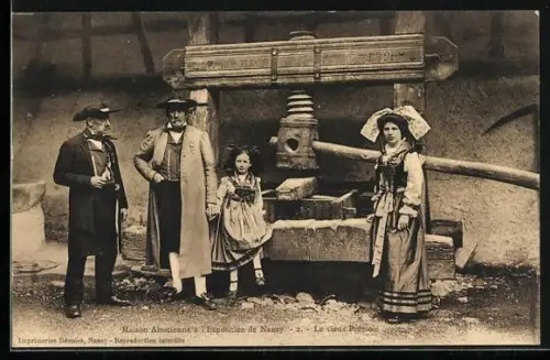 AK Nancy, Maison Alsacienne à l`Exposition de Nancy