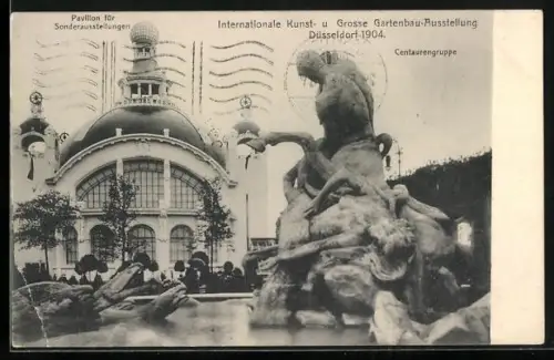 AK Düsseldorf, International Kunst- und Grosse Gartenbau-Ausstellung 1904, Pavillon für Sonderausstellungen