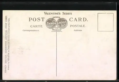 AK London, Franco-British Exhibition 1908, Franco-British Pavilion