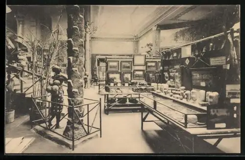 AK Gand, Exposition Universelle de Gand 1913, Cannes à sucre, Noix de cocotiers