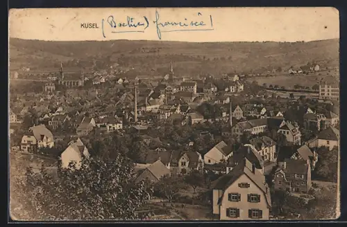 AK Kusel, Ortspartie mit Kirche