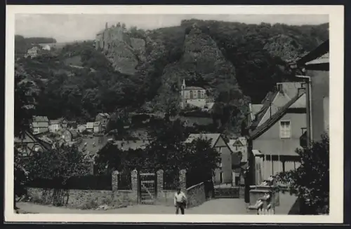 AK Oberstein a. d. Nahe, Felsenkirche und Burg