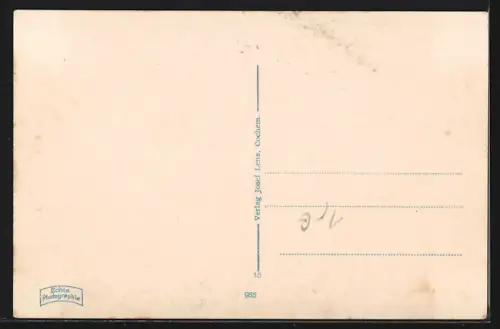 AK Cochem a. d. Mosel, Ortsansicht von Cond aus gesehen