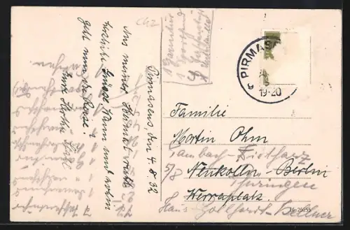 AK Pirmasens, Partie am Felsenberg