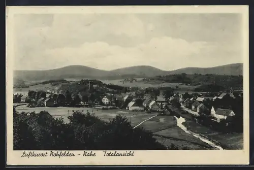 AK Nohfelden, Ortsansicht aus der Vogelschau