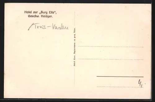 AK Moselkern, Ortsansicht mit Kirche