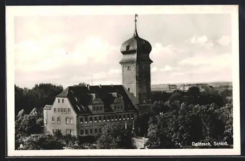 AK Delitzsch, Blick auf das Schloss